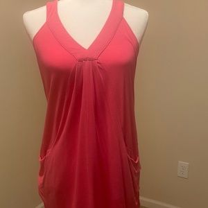 Bright Pink Tunic Mini Dress